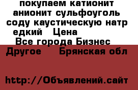 покупаем катионит анионит сульфоуголь соду каустическую натр едкий › Цена ­ 150 000 - Все города Бизнес » Другое   . Брянская обл.